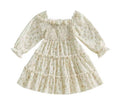Chiffon Tiered Floral Dress