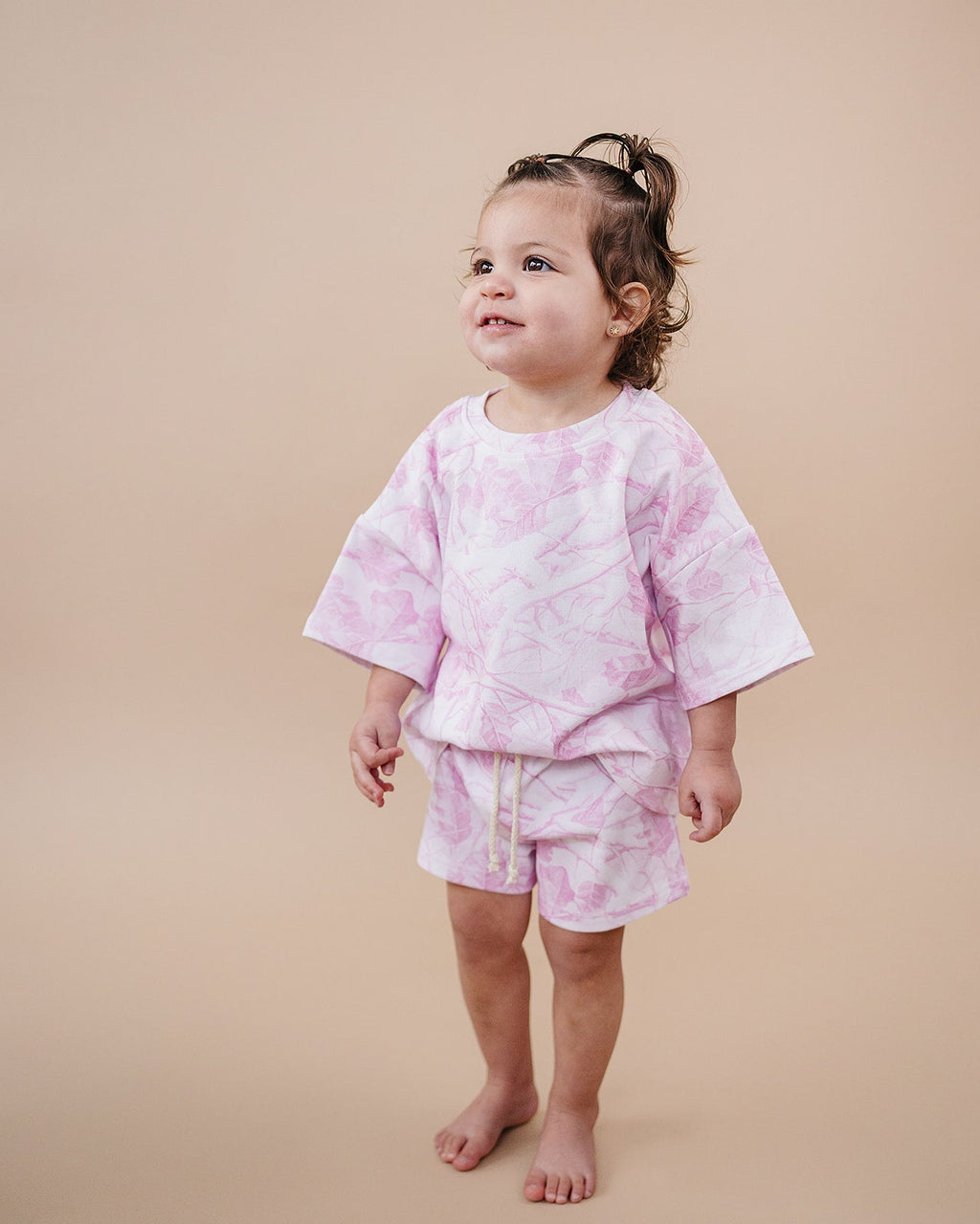 Shorts Set | Pink Camo