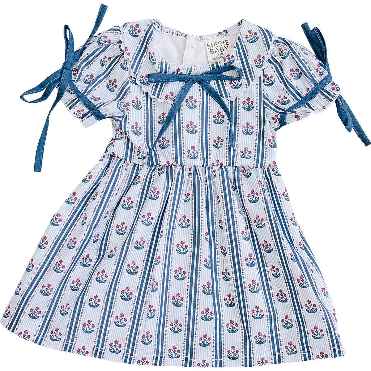 Block Print Floral Dress